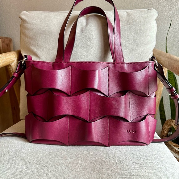 LA PEDRERA by LUPO BARCELONA Limited Edition Leather Handbag NWOT - Picture 2 of 12